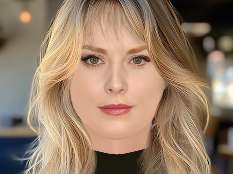 Alexandra Breckenridge Head - No Hair - Low poly head for game 3D मॉडल