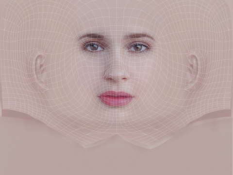 Alexia Fast Head - No Hair - Low poly head for game 3D Модель