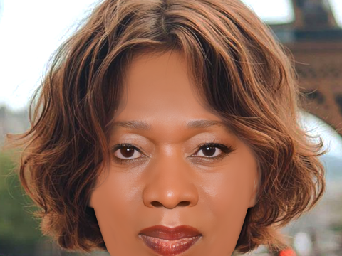 Alfre Woodard Head - No Hair - Low poly head for game 3D मॉडल