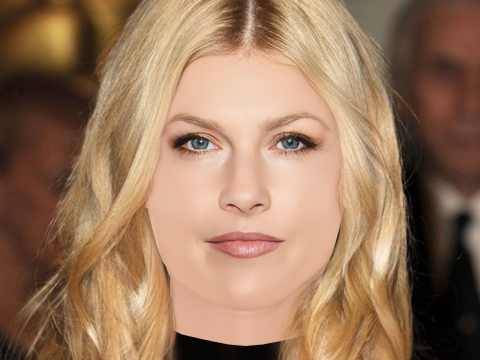 Ali Larter Head - No Hair - Low poly head for game 3D मॉडल