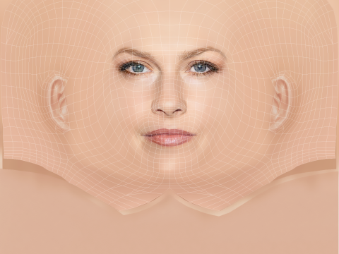Ali Larter Head - No Hair - Low poly head for game 3D 模型