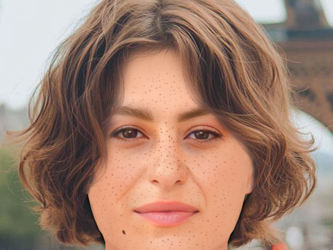 Alia Shawkat Head - No Hair - Low poly head for game 3D मॉडल