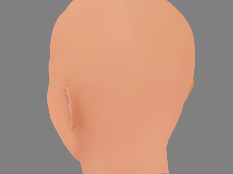 Alia Shawkat Head - No Hair - Low poly head for game Modelo 3D