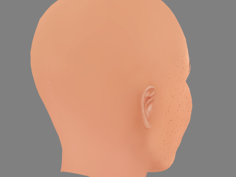 Alia Shawkat Head - No Hair - Low poly head for game Modelo 3D