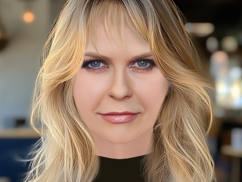 Alicia Silverstone Head - No Hair - Low poly head for game 3D मॉडल