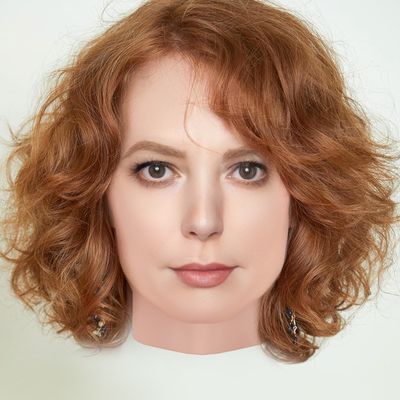 Alicia Witt Head - No Hair - Low poly head for game Modelo 3D .c4d .max .obj .3ds .fbx .stl .blend