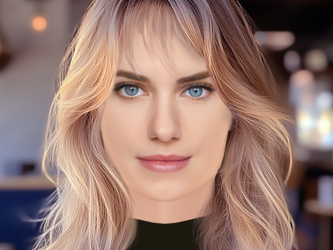 Allison Williams Head - No Hair - Low poly head for game 3D मॉडल