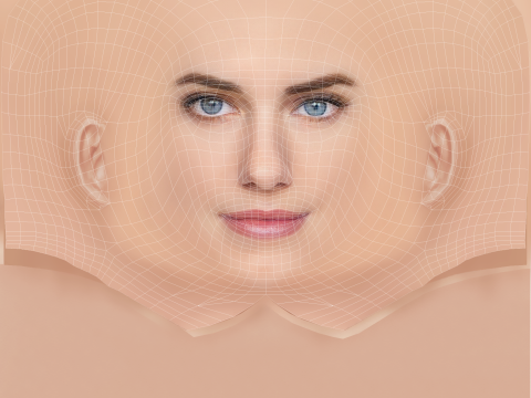 Allison Williams Head - No Hair - Low poly head for game 3D-Modell