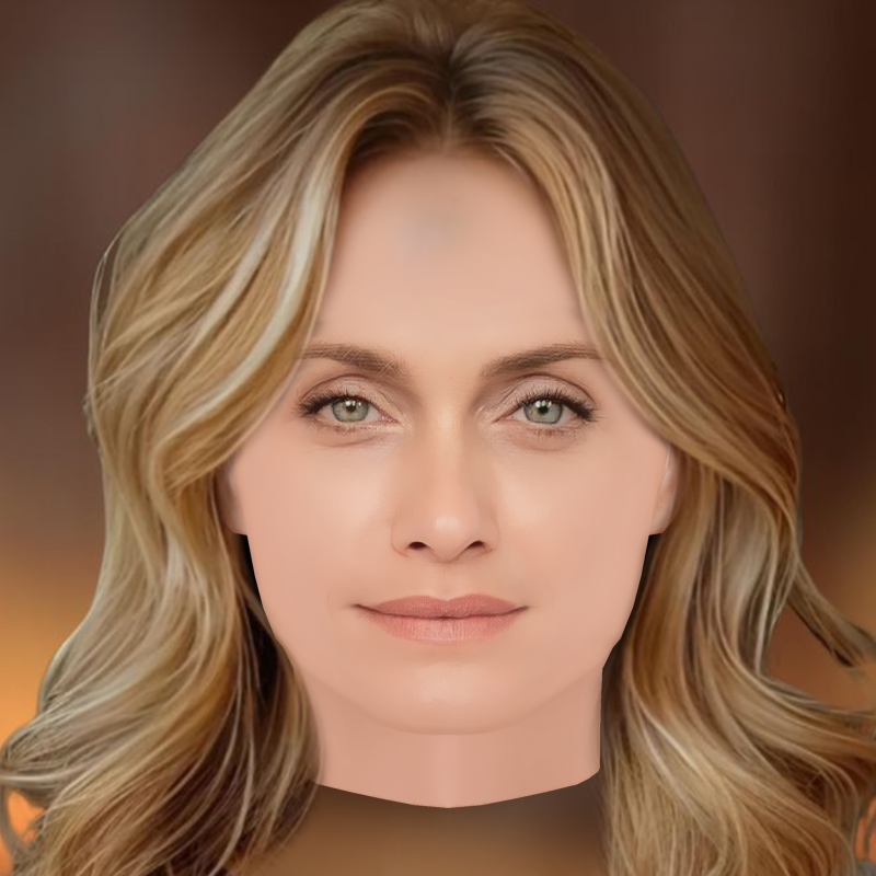 Amber Valletta Head - No Hair - Low poly head for game 3D मॉडल .c4d .max .obj .3ds .fbx .stl .blend