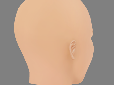 Angourie Rice Head - No Hair - Low poly head for game 3Dモデル