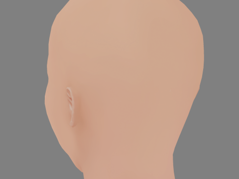AnnaSophia Robb Head - No Hair - Low poly head for game 3D मॉडल