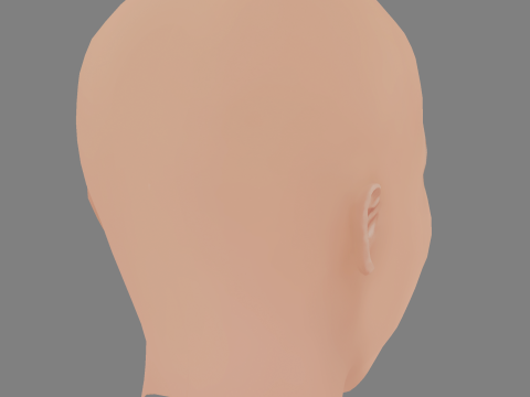 AnnaSophia Robb Head - No Hair - Low poly head for game 3D मॉडल