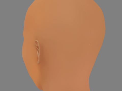 Aunjanue Ellis Head - No Hair - Low poly head for game 3D 모델