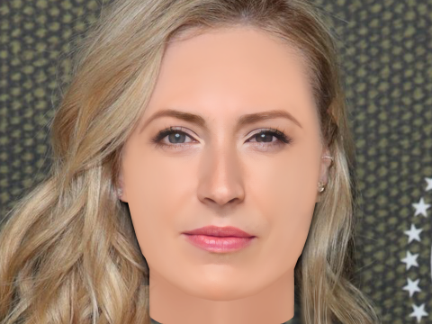 Beth Riesgraf Head - No Hair - Low poly head for game 3D मॉडल