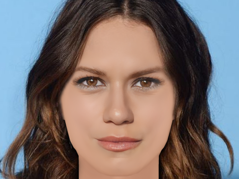 Bethany Joy Lenz Head - No Hair - Low poly head for game 3D मॉडल