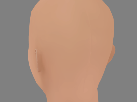 Bethany Joy Lenz Head - No Hair - Low poly head for game 3D Model