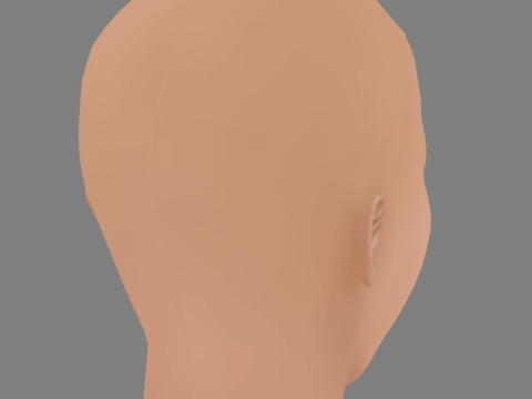 Bethany Joy Lenz Head - No Hair - Low poly head for game 3D Model