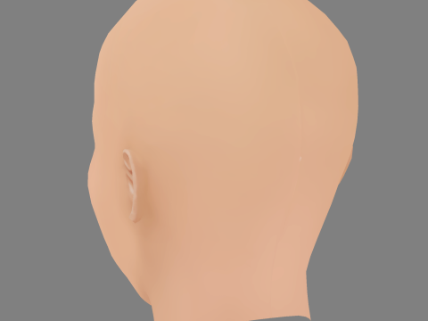 Bridget Moynahan Head - No Hair - Low poly head for game Modello 3D