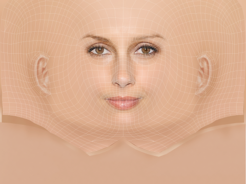 Bridget Moynahan Head - No Hair - Low poly head for game Modello 3D