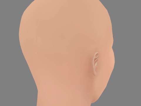 Bridget Regan Head - No Hair - Low poly head for game 3D मॉडल