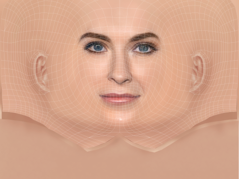 Bridget Regan Head - No Hair - Low poly head for game 3D मॉडल