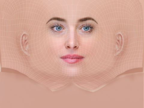 Dakota Johnson Head - No Hair - Low poly head for game 3D Model