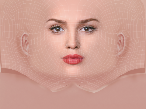 Eiza Gonzalez Head - No Hair - Low poly head for game 3D Model