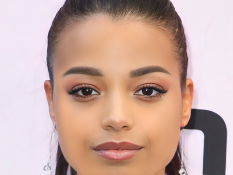 Ella Balinska Head - No Hair - Low poly head for game 3D मॉडल
