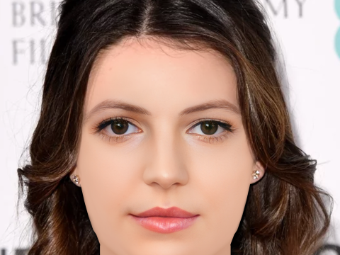 Ella Hunt Head - No Hair - Low poly head for game 3D मॉडल