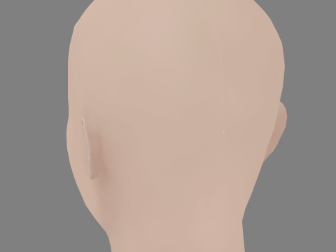 Hailee Steinfeld Head - No Hair - Low poly head for game 3D Модель