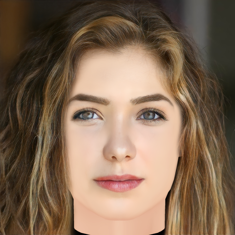 Haley Lu Richardson Head - No Hair - Low poly head for game 3D Model .c4d .max .obj .3ds .fbx .stl .blend 
