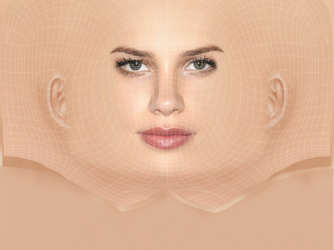 Halston Sage Head - No Hair - Low poly head for game 3D Model