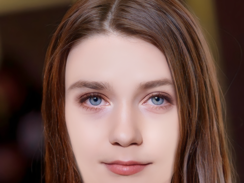 Jessica Barden Head - No Hair - Low poly head for game 3D Model