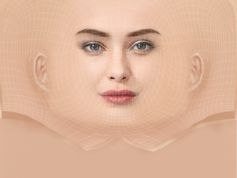 Katherine Langford Head - No Hair - Low poly head for game Model 3D
