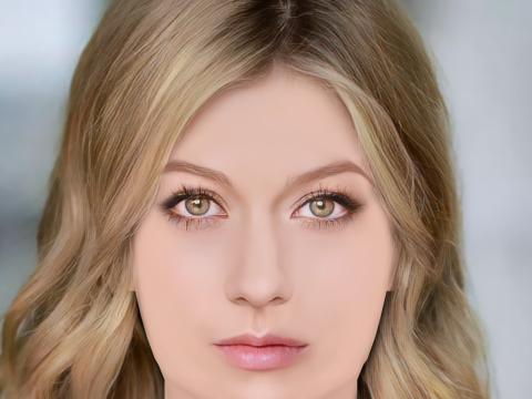 Katherine McNamara Head - No Hair - Low poly head for game 3Dモデル