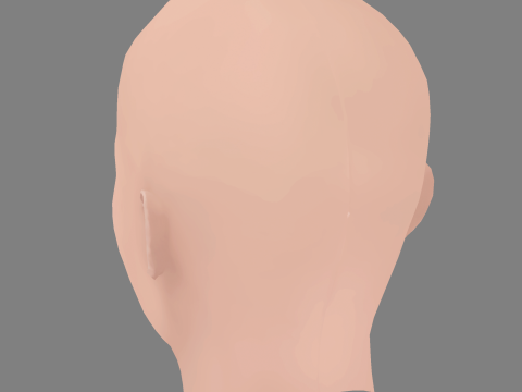 Katherine McNamara Head - No Hair - Low poly head for game 3Dモデル