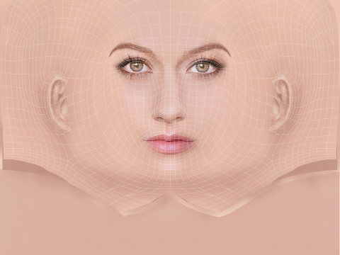 Katherine McNamara Head - No Hair - Low poly head for game 3Dモデル