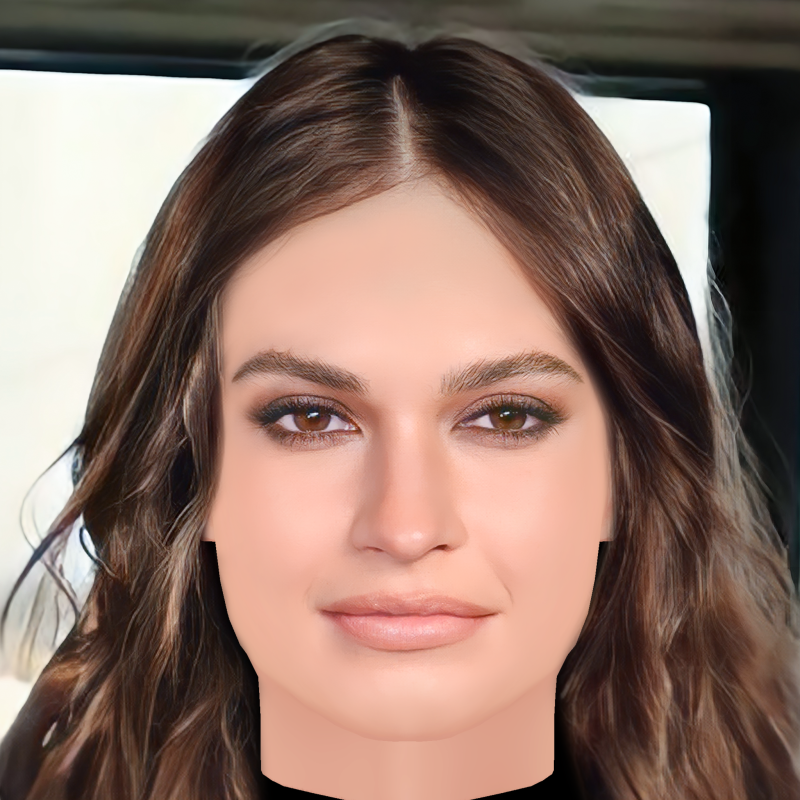 Lily James Head - No Hair - Low poly head for game 3D Modell .c4d .max .obj .3ds .fbx .stl .blend 