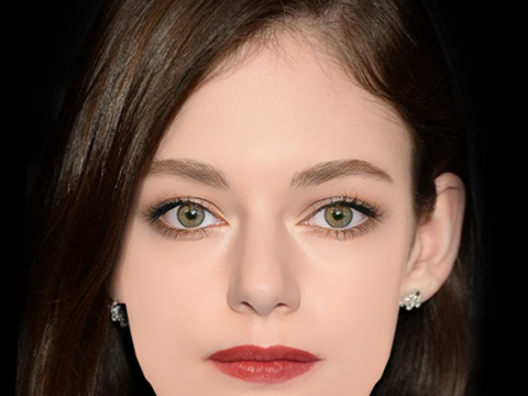 Mackenzie Foy Head - No Hair - Low poly head for game 3Dモデル