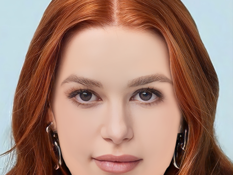 Madelaine Petsch Head - No Hair - Low poly head for game 3D Model