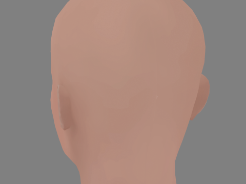 Nathalie Emmanuel Head - No Hair - Low poly head for game 3D Model