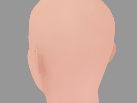 Stefania LaVie Owen Head - No Hair - Low poly head for game Modelo 3D