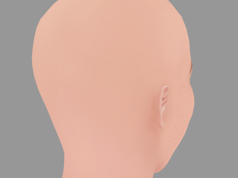 Stefania LaVie Owen Head - No Hair - Low poly head for game Modelo 3D