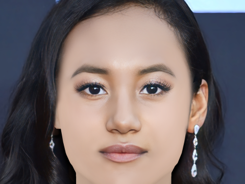 Sydney Park Head - No Hair - Low poly head for game Modèle 3D