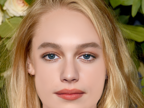 Victoria Pedretti Head - No Hair - Low poly head for game 3D Model