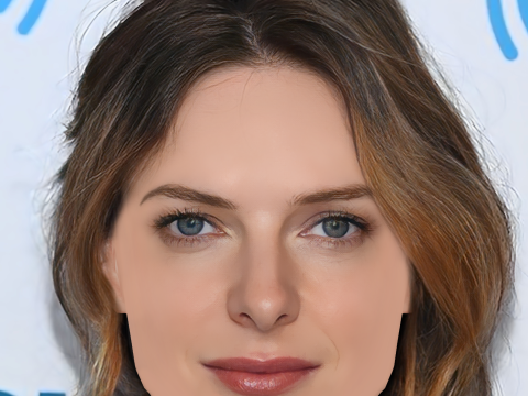 Rebecca Ferguson Head - No Hair - Low poly head for game 3D 모델