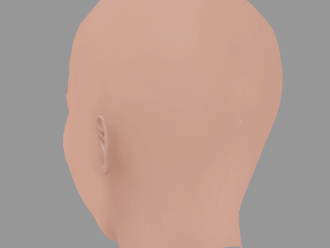 Adelaidee Kane Head - No Hair - Low poly head for game 3Dモデル