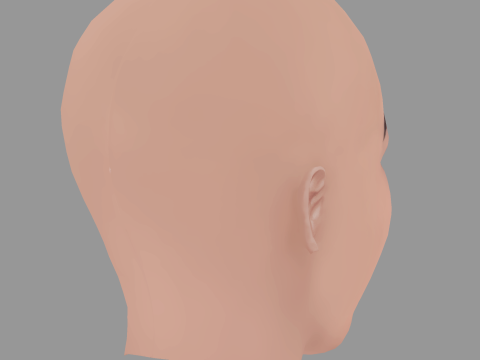 Adelaidee Kane Head - No Hair - Low poly head for game 3Dモデル