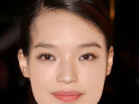 Shu Qi Head - No Hair - Low poly head for game 3D-Modell