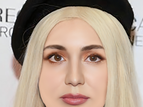 Ava Max Head - No Hair - Low poly head for game 3Dモデル